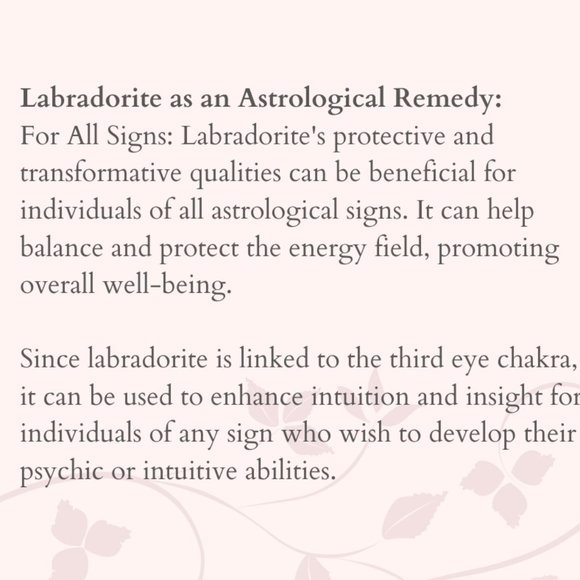 Earrings Labrodite handmade small oval dangle astro remedy - Picture 5 of 5